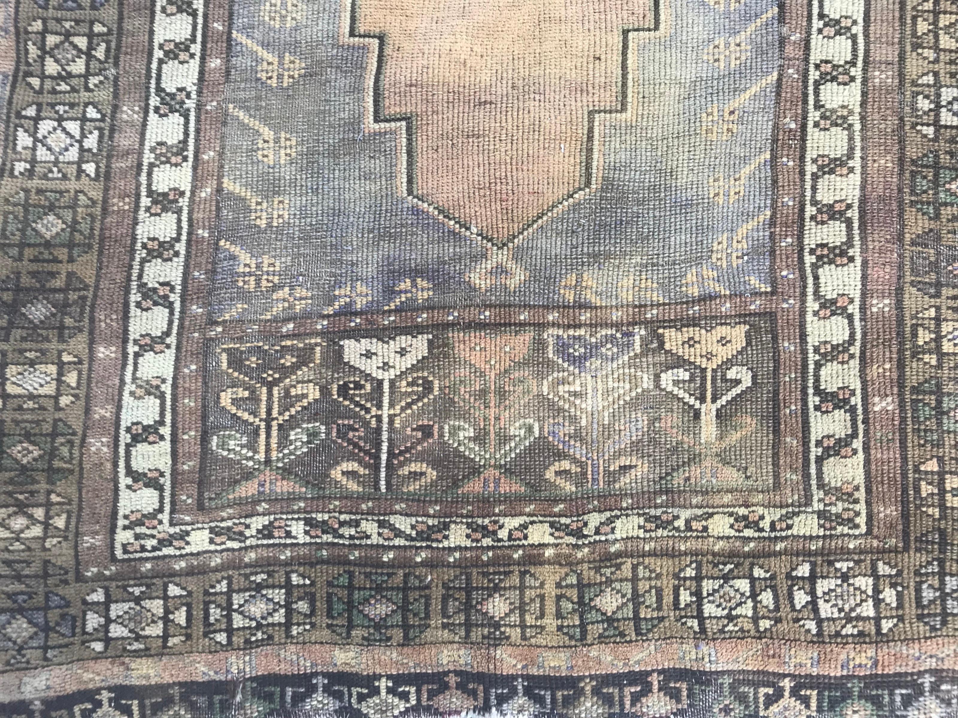 Islamic Antique Turkish Konya Prayer Rug For Sale