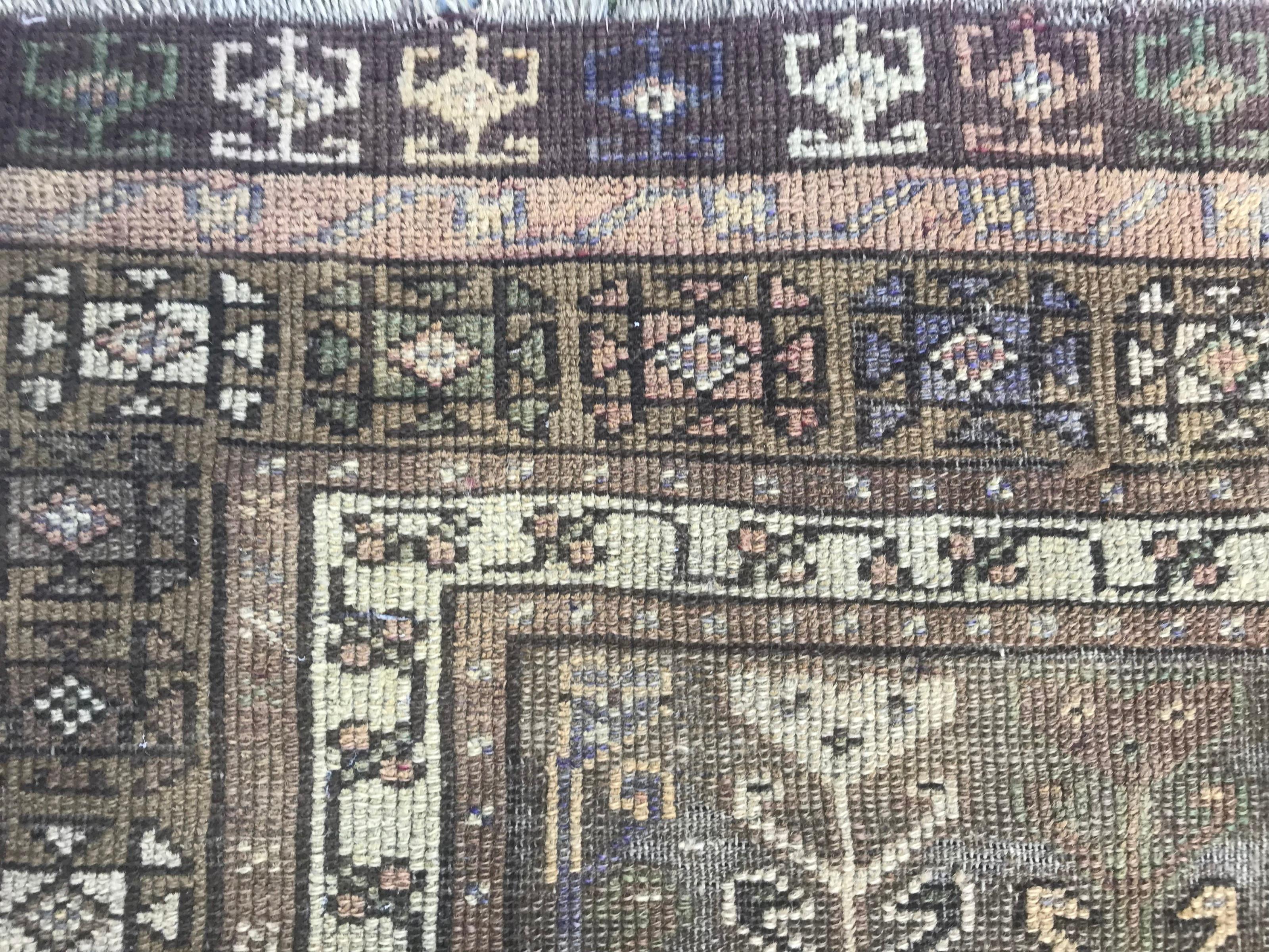 Antique Turkish Konya Prayer Rug For Sale 1