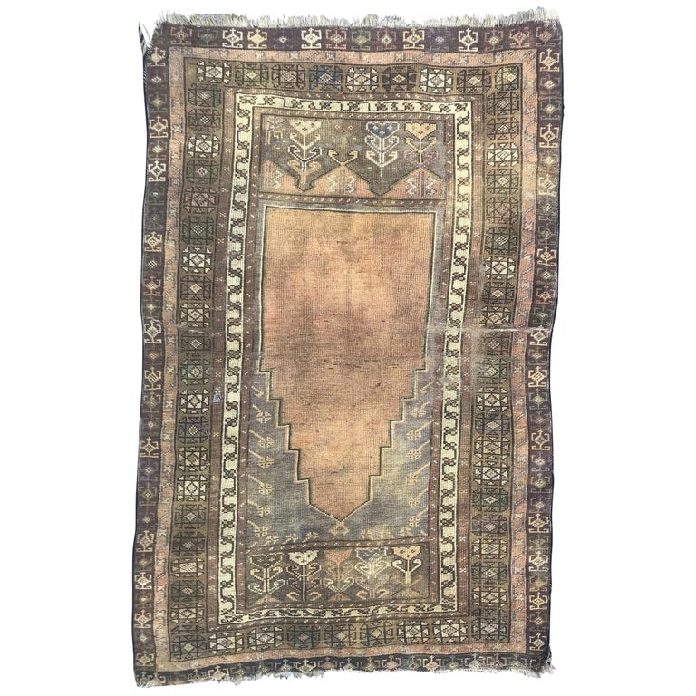 Antique Turkish Konya Prayer Rug For Sale at 1stDibs
