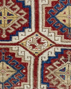 Antique Turkish Konya Yastik Rug, Mid-19th century