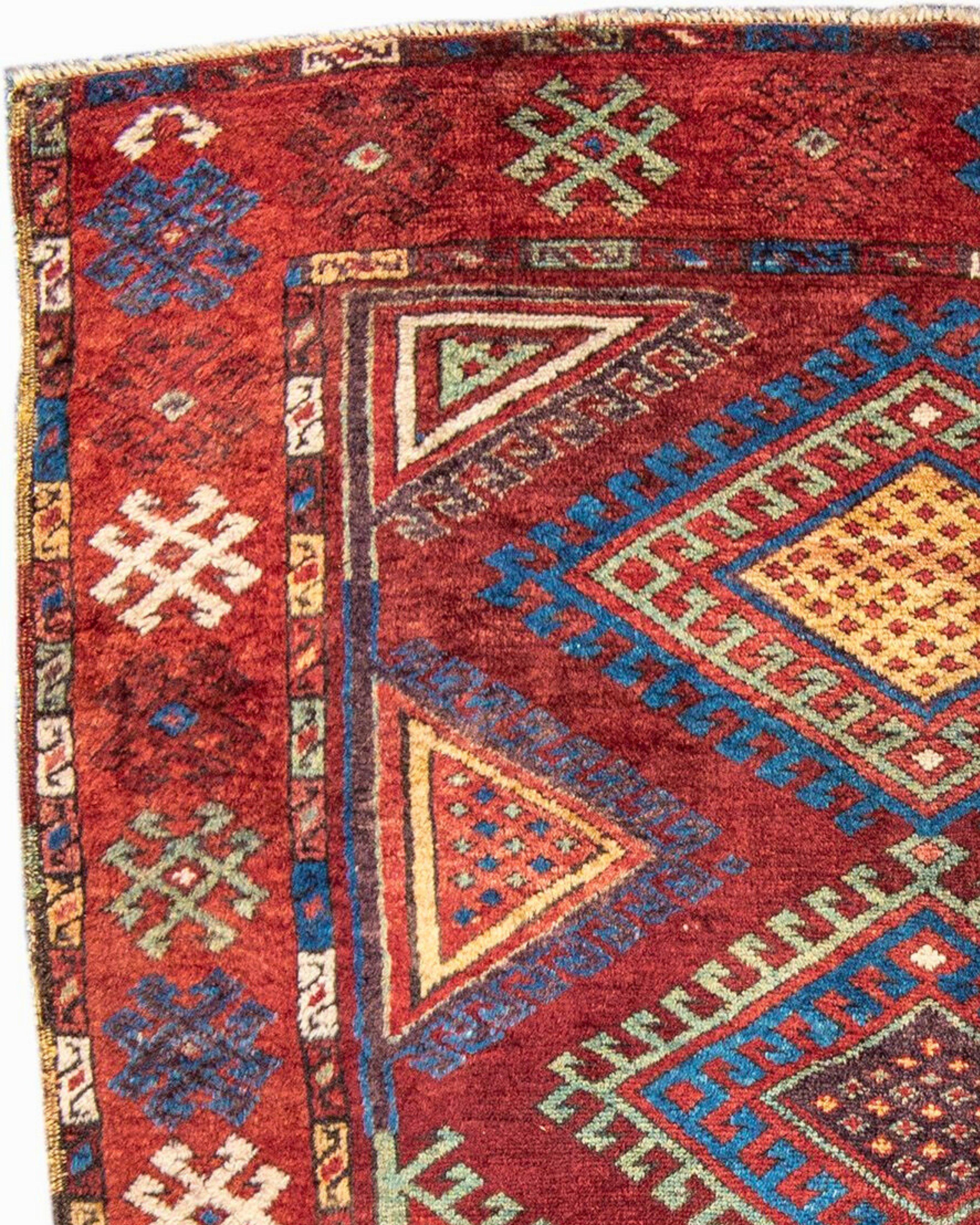 Antique Turkish Konya Yatak Rug, 19th Century In Excellent Condition For Sale In San Francisco, CA