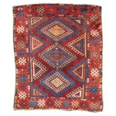 Antique Turkish Konya Yatak Rug, 19th Century