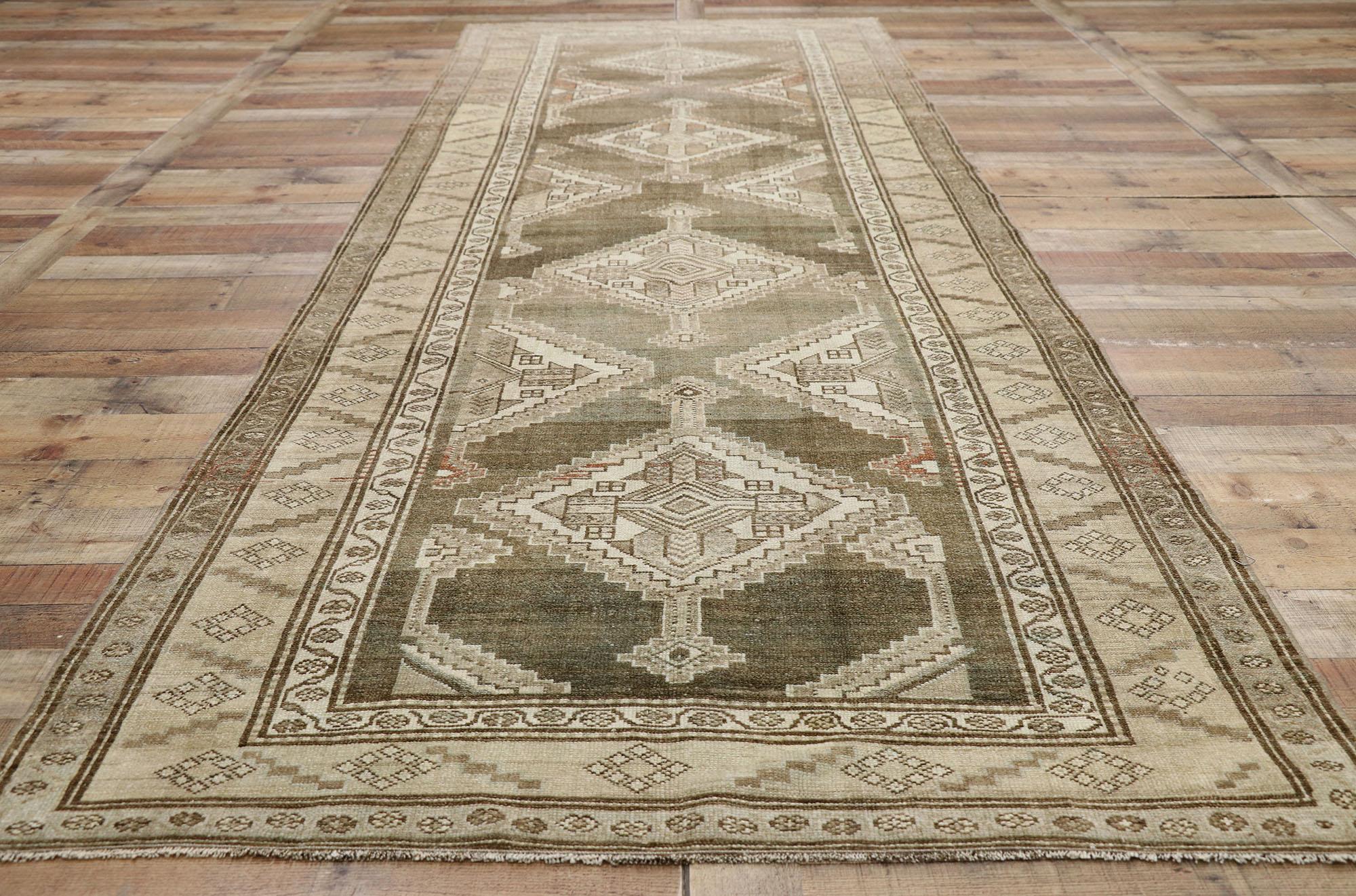 Wool Antique Turkish Malayer Design Rug  For Sale