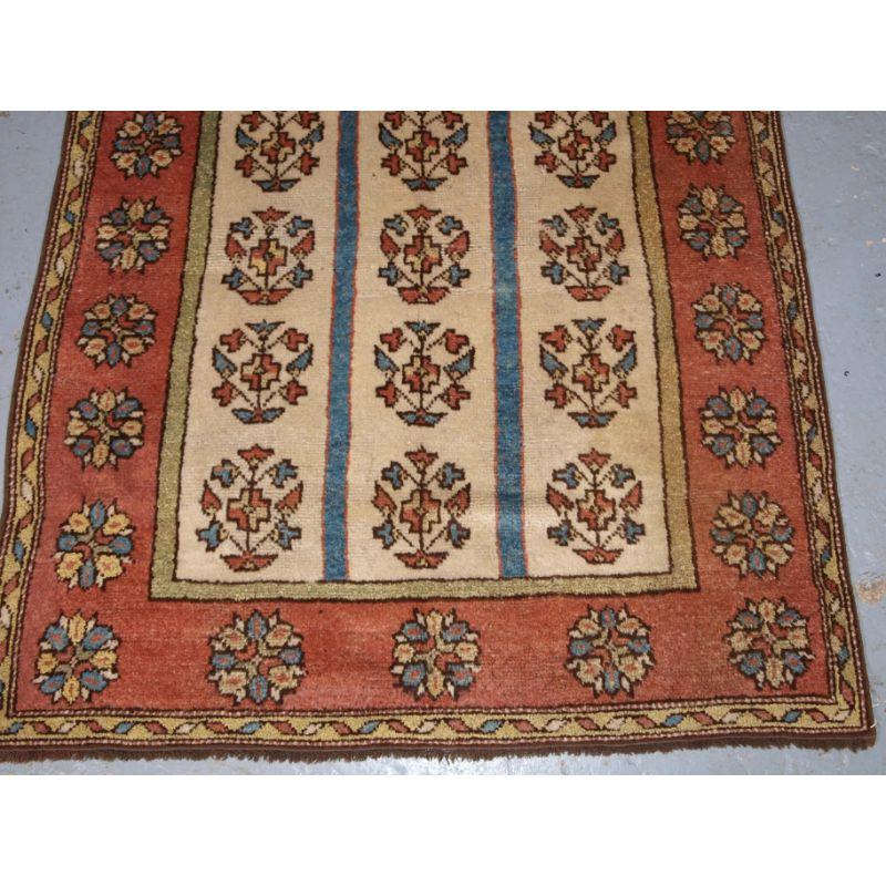 19th Century Antique Turkish Manastir Prayer Rug For Sale