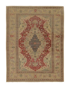Antique Turkish Medallion Rug Stately Medallion & Ornate Vinery - Rug & Kilim