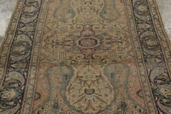 Antique Turkish Medallion Rug with Ornate Medallion in Jewel Tones - Rug & Kilim