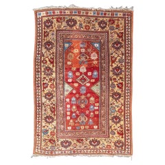 Antique Turkish Melas Rug, 19th Century