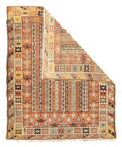 Antique Turkish Milas Rug 3'9'' x 4'6''