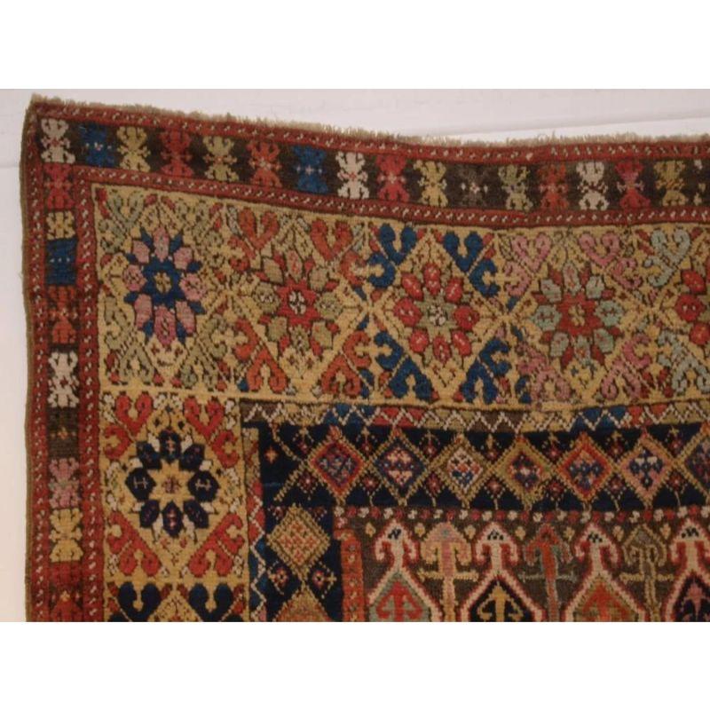 Antique Turkish Mujur Prayer Rug of Classic Design, Mid 19th Century In Good Condition For Sale In Moreton-In-Marsh, GB
