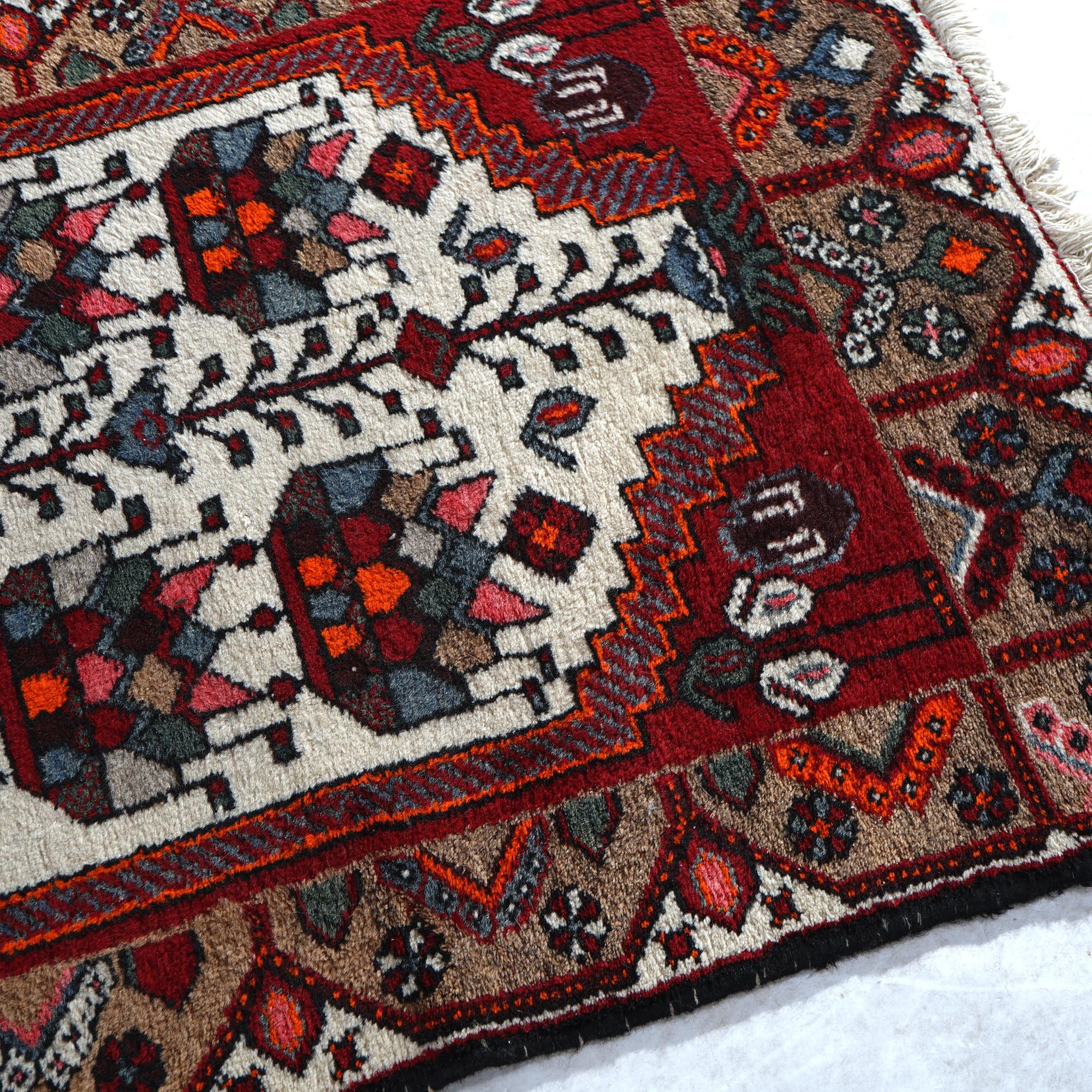 Antique Turkish Oriental Wool Rug Circa 1930 5