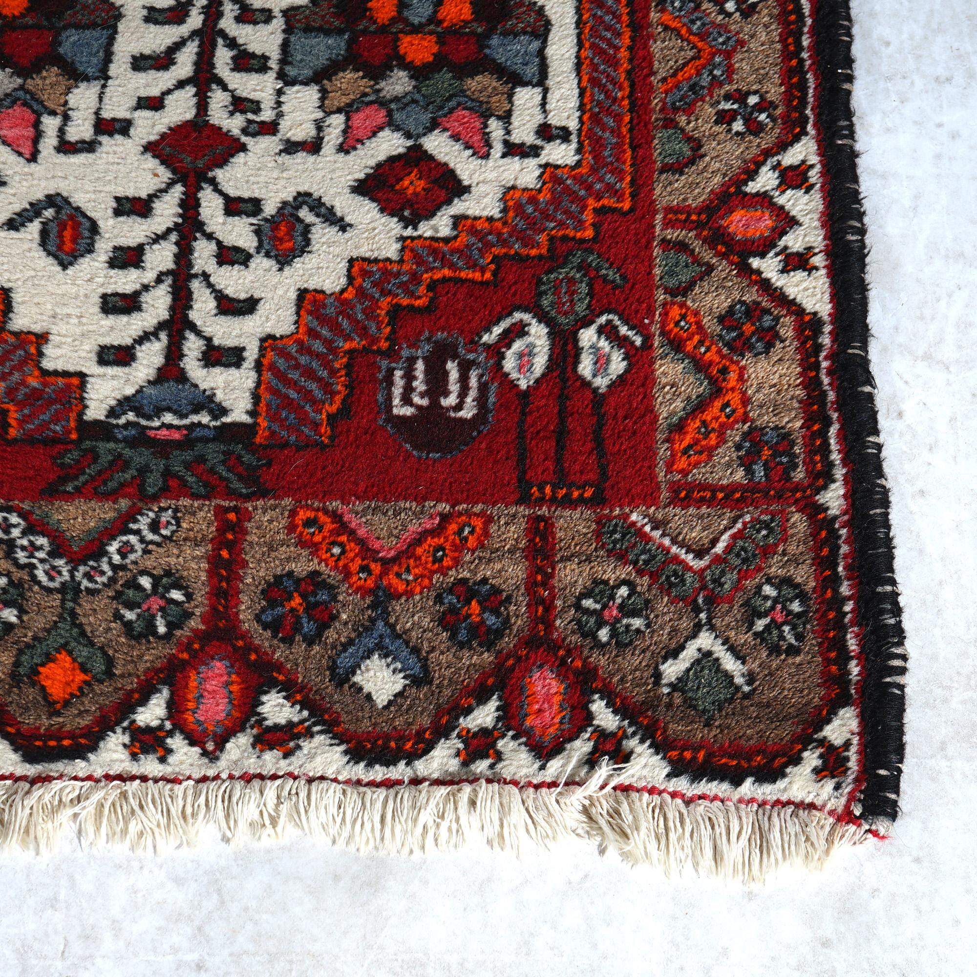 Antique Turkish Oriental Wool Rug Circa 1930 15