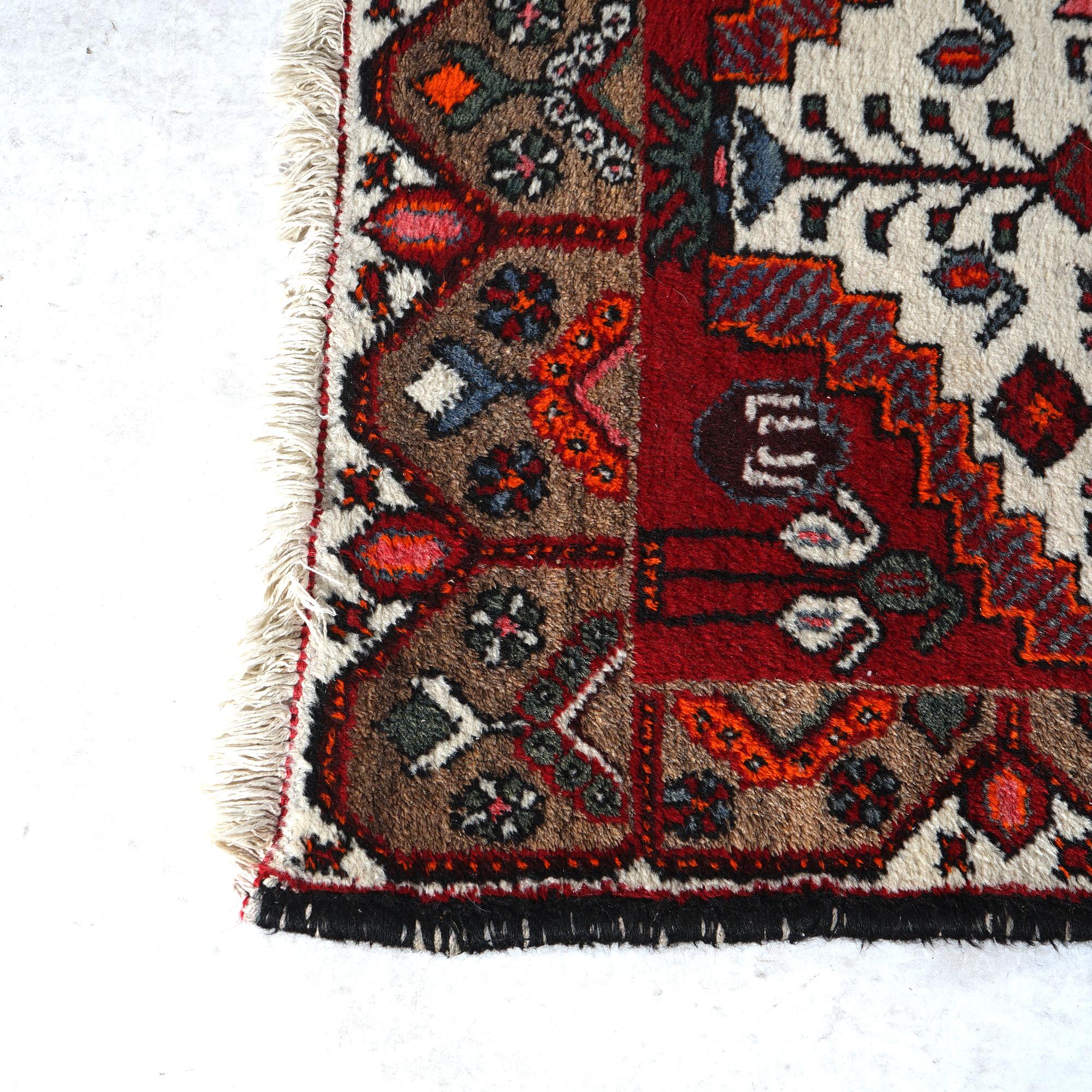 Asian Antique Turkish Oriental Wool Rug Circa 1930 For Sale