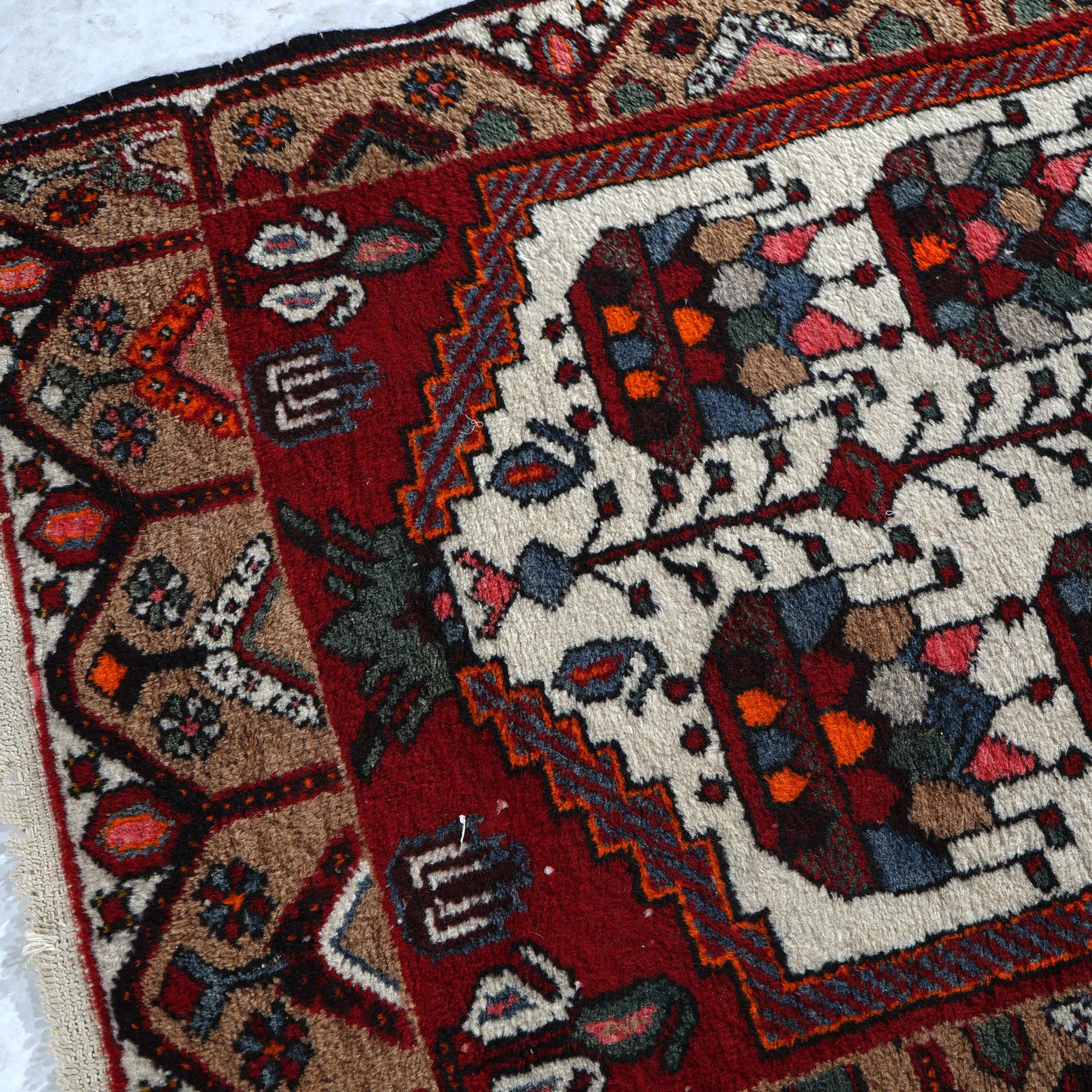 Antique Turkish Oriental Wool Rug Circa 1930 3