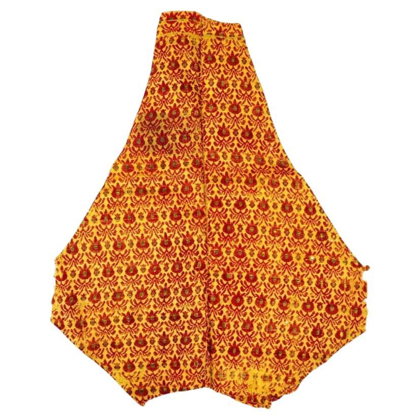 Textile turc ottoman ancien en velours tissé à la main