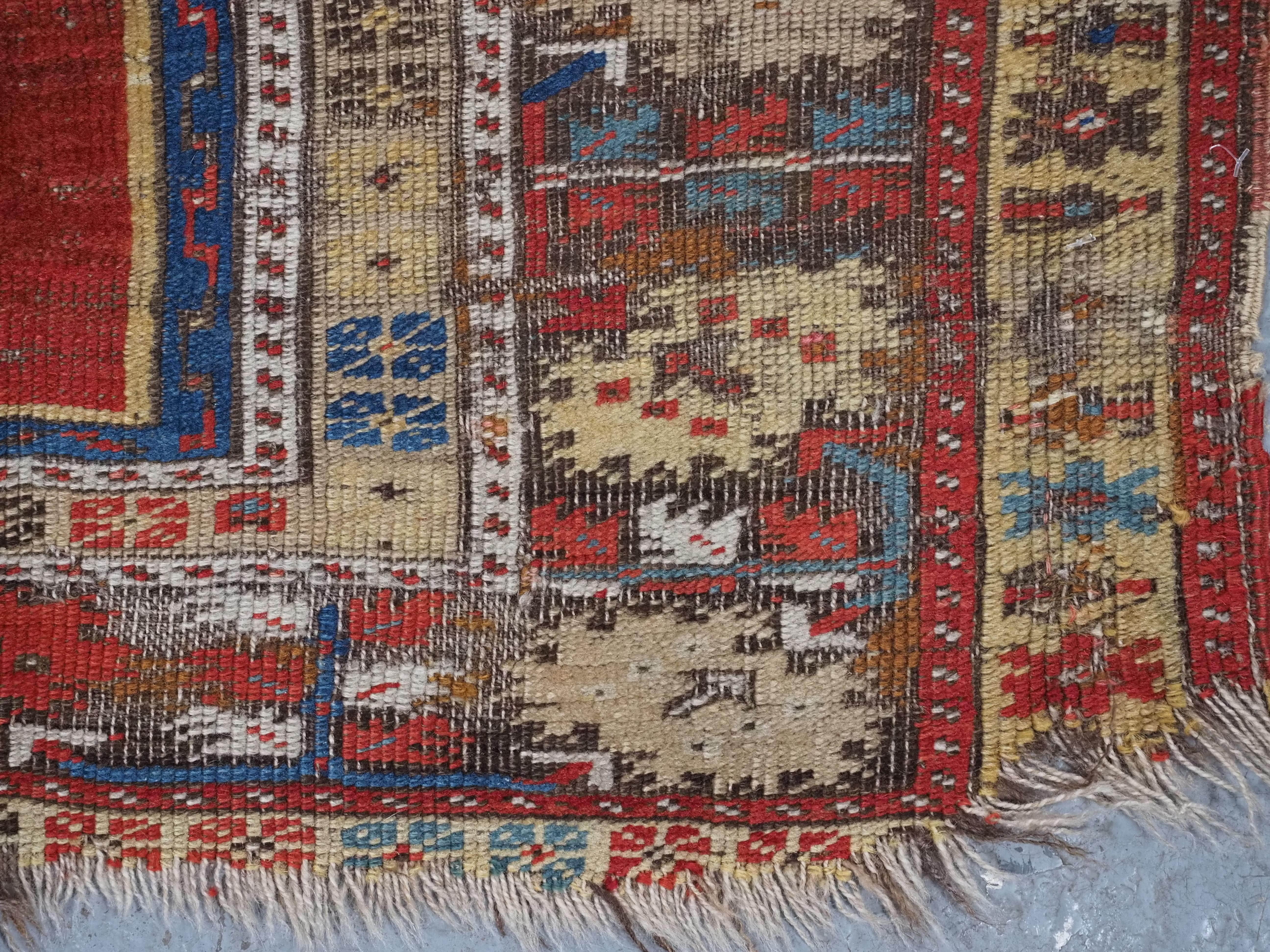 Antique Turkish Ottoman Ladik prayer rug, curca 1880. For Sale 8