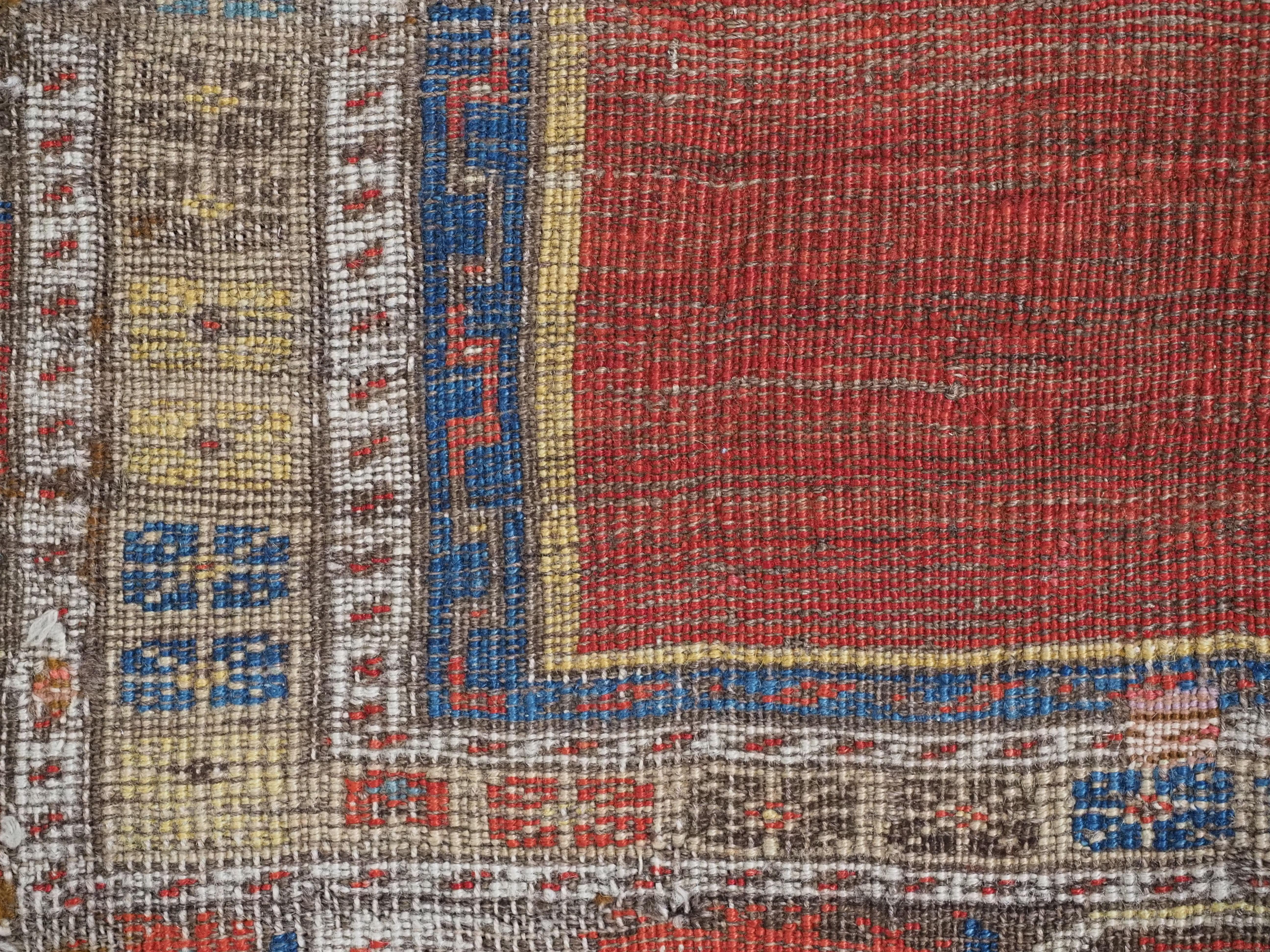 Antique Turkish Ottoman Ladik prayer rug, curca 1880. For Sale 9