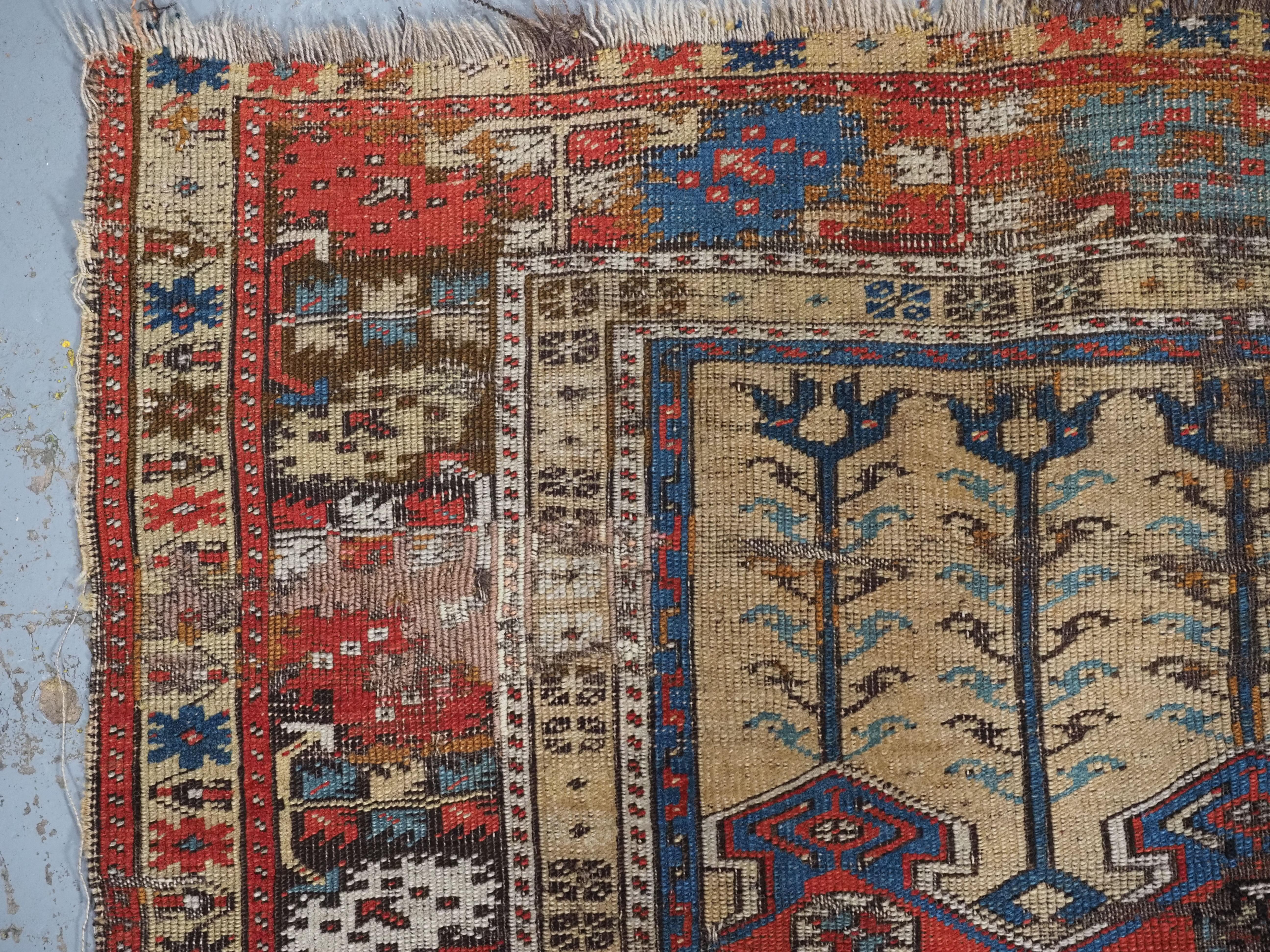 Wool Antique Turkish Ottoman Ladik prayer rug, curca 1880. For Sale