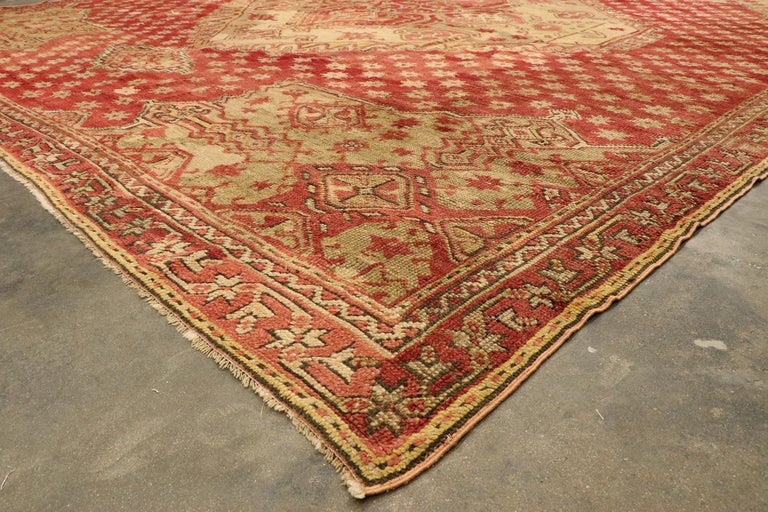 Antique Turkish Oushak Area Rug with Luxe Renaissance Style For Sale at ...