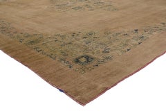 1920’s Turkish Oushak Carpet with Modern Style