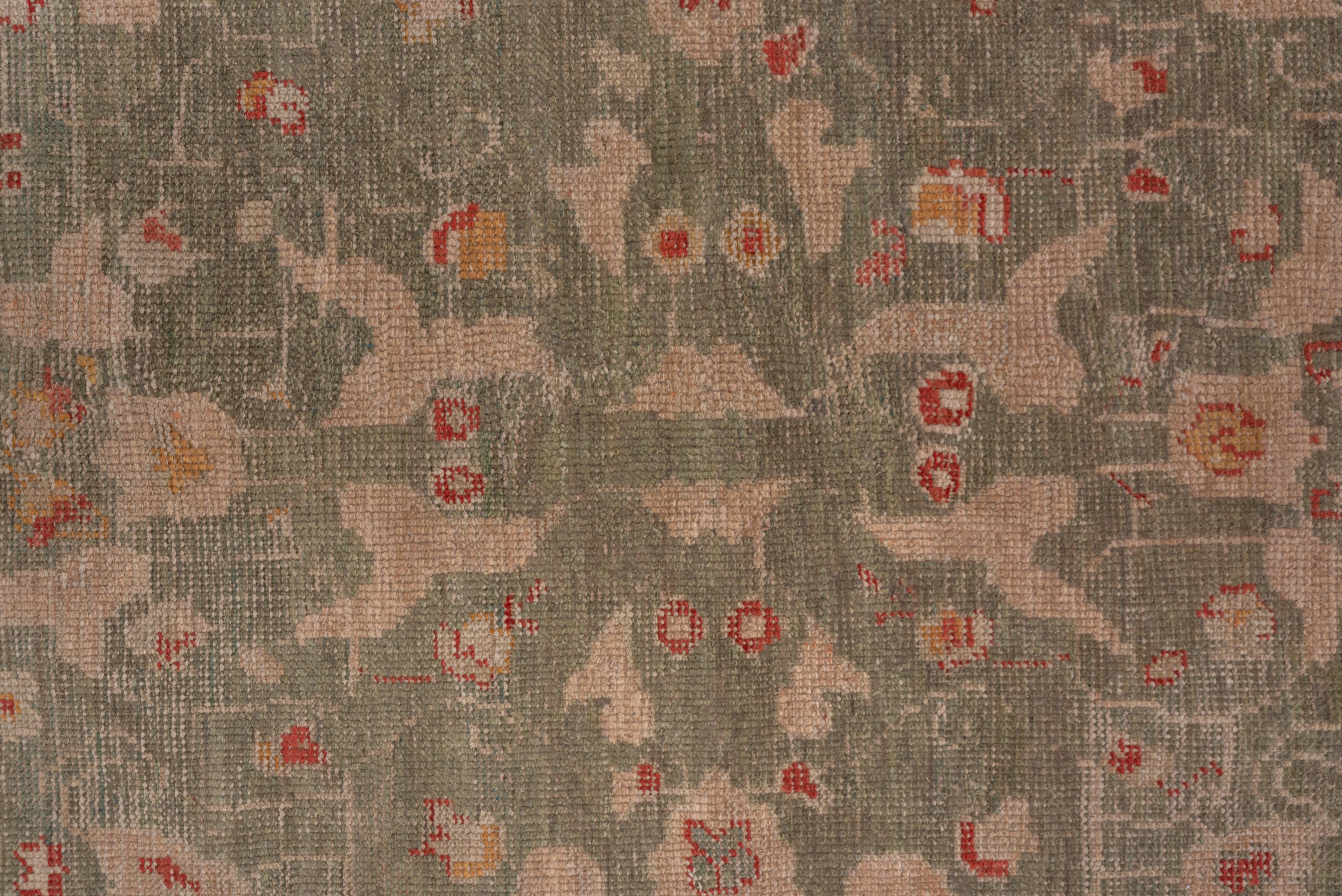 Turco Antico tappeto turco Oushak, circa 1920 in vendita
