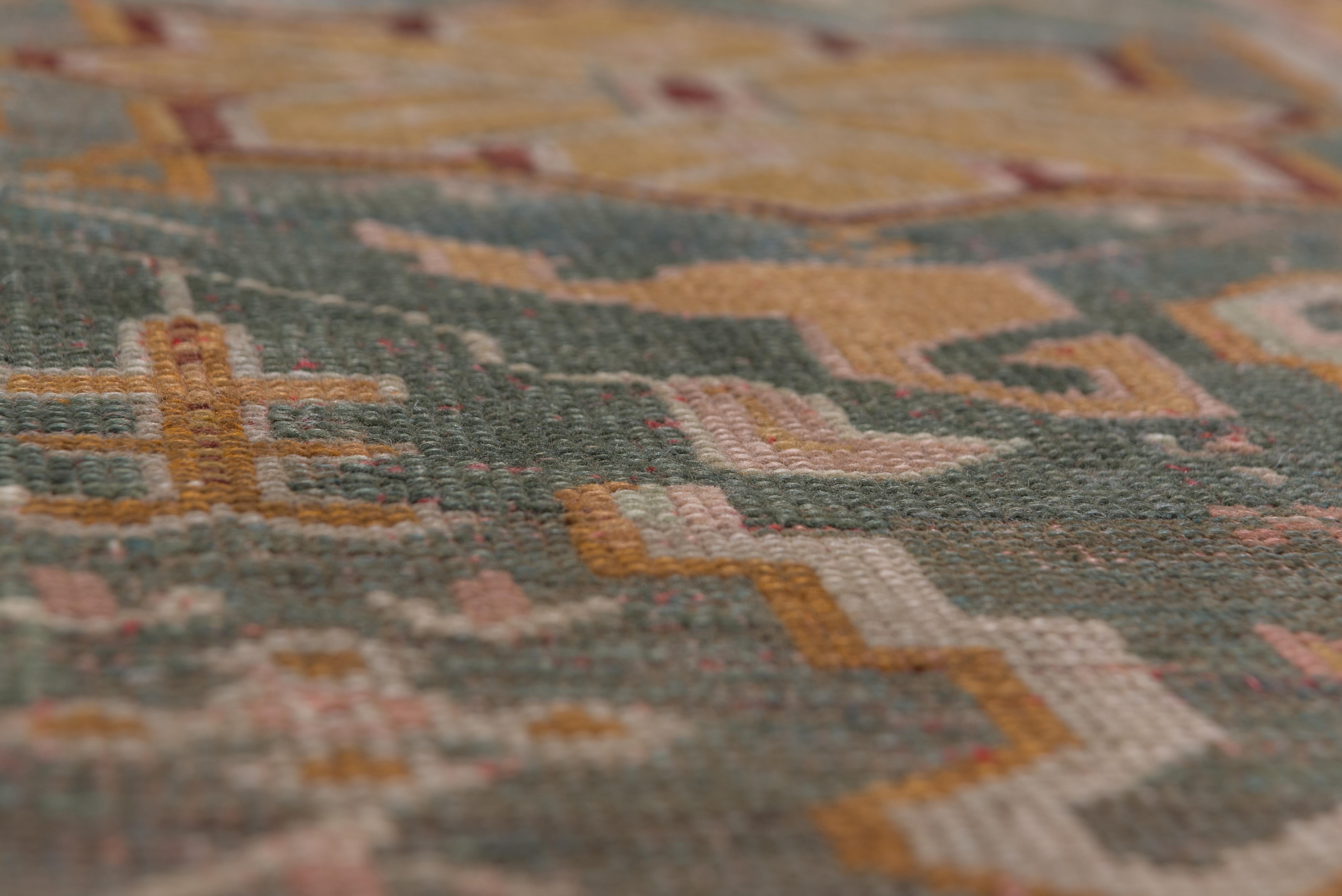 Antique Turkish Oushak Carpet For Sale 4
