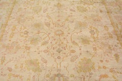 Antique Turkish Oushak Carpet