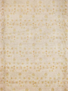 Antique Turkish Oushak Carpet