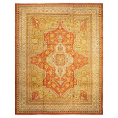 Antique Turkish Oushak Carpet