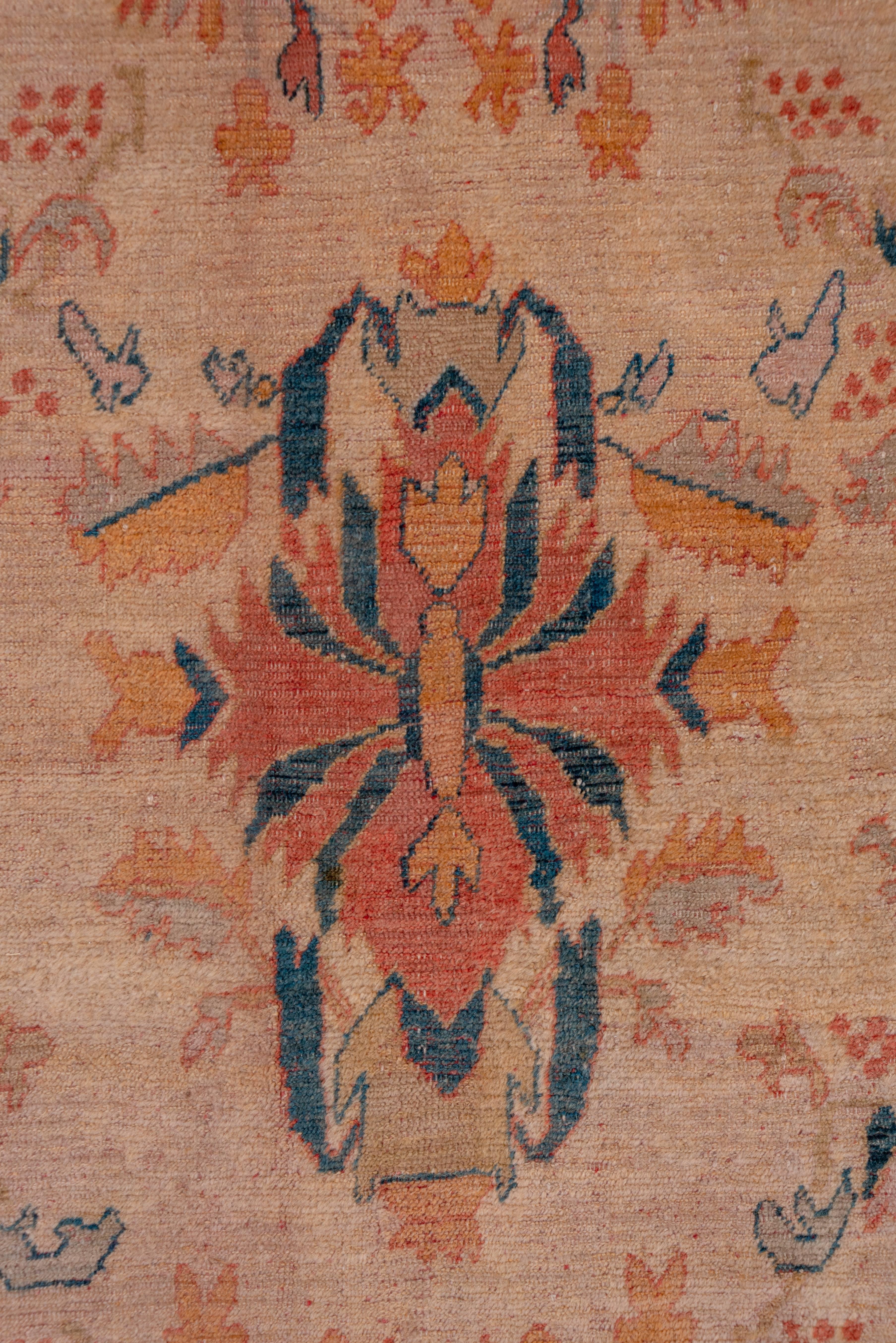 Antique Turkish Oushak Carpet, Soft Palette For Sale 2