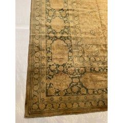 Antique Turkish Oushak Floral Rug 10'x7'10''