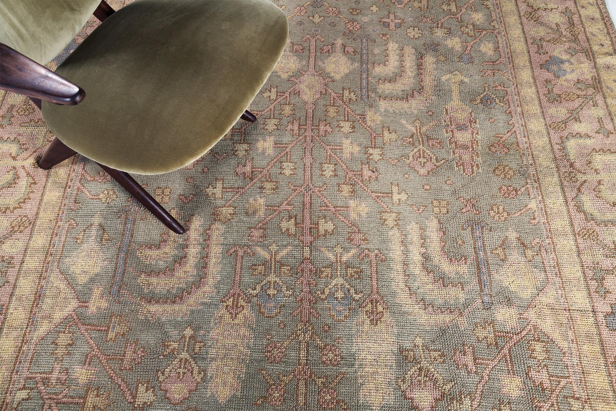 Antique Turkish Oushak For Sale 2