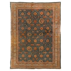 Antike türkische Oushak handgewebte Luxus Wolle Multi Teppich 15'-3" X 19'-9" Größe