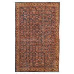 Antique Turkish Oushak Handwoven Luxury Wool Multi Rug 18'-6" x 23'-3" Size