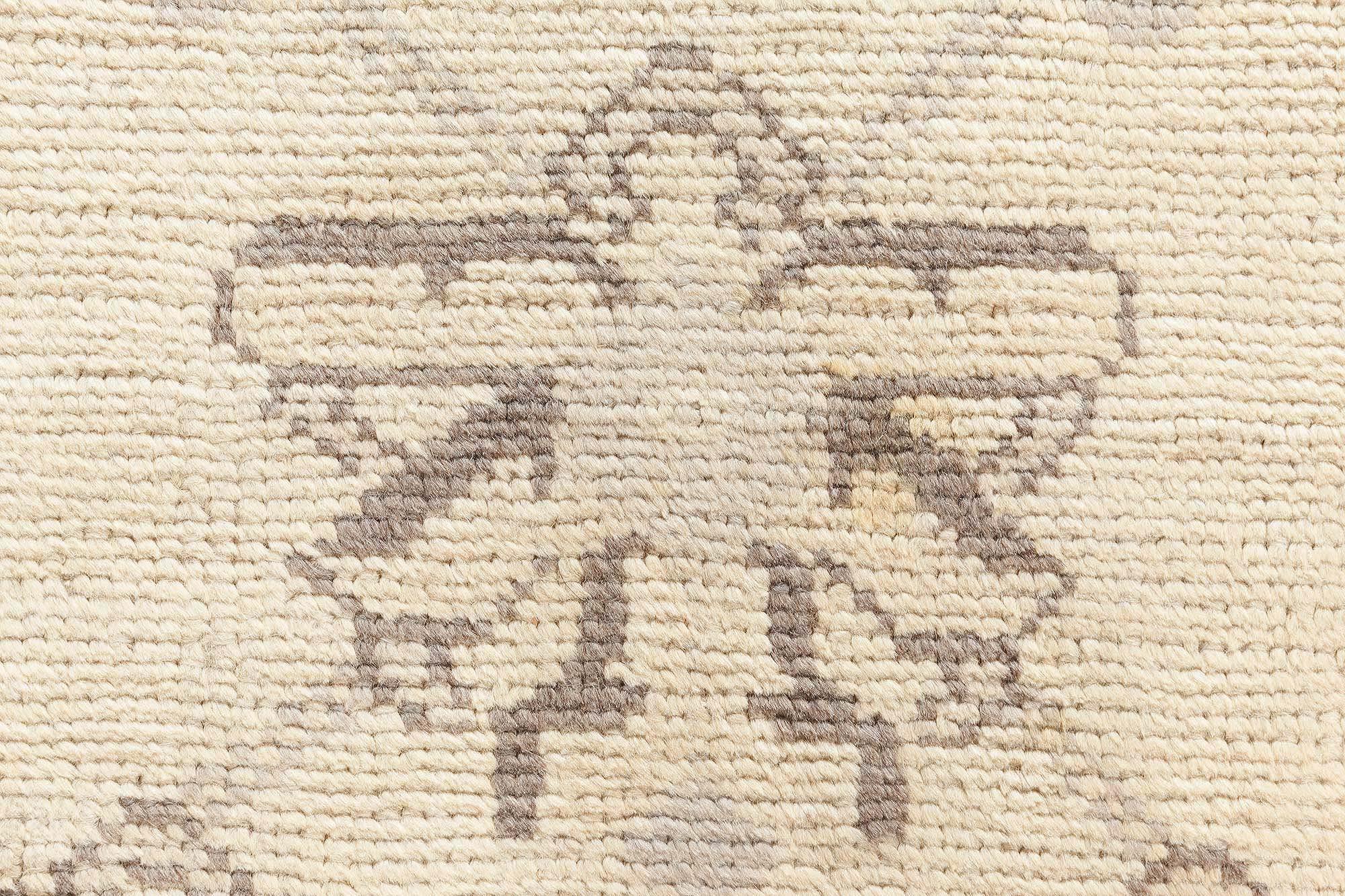 Antique Turkish Oushak Handwoven Wool Carpet Doris Leslie Blau For Sale 2