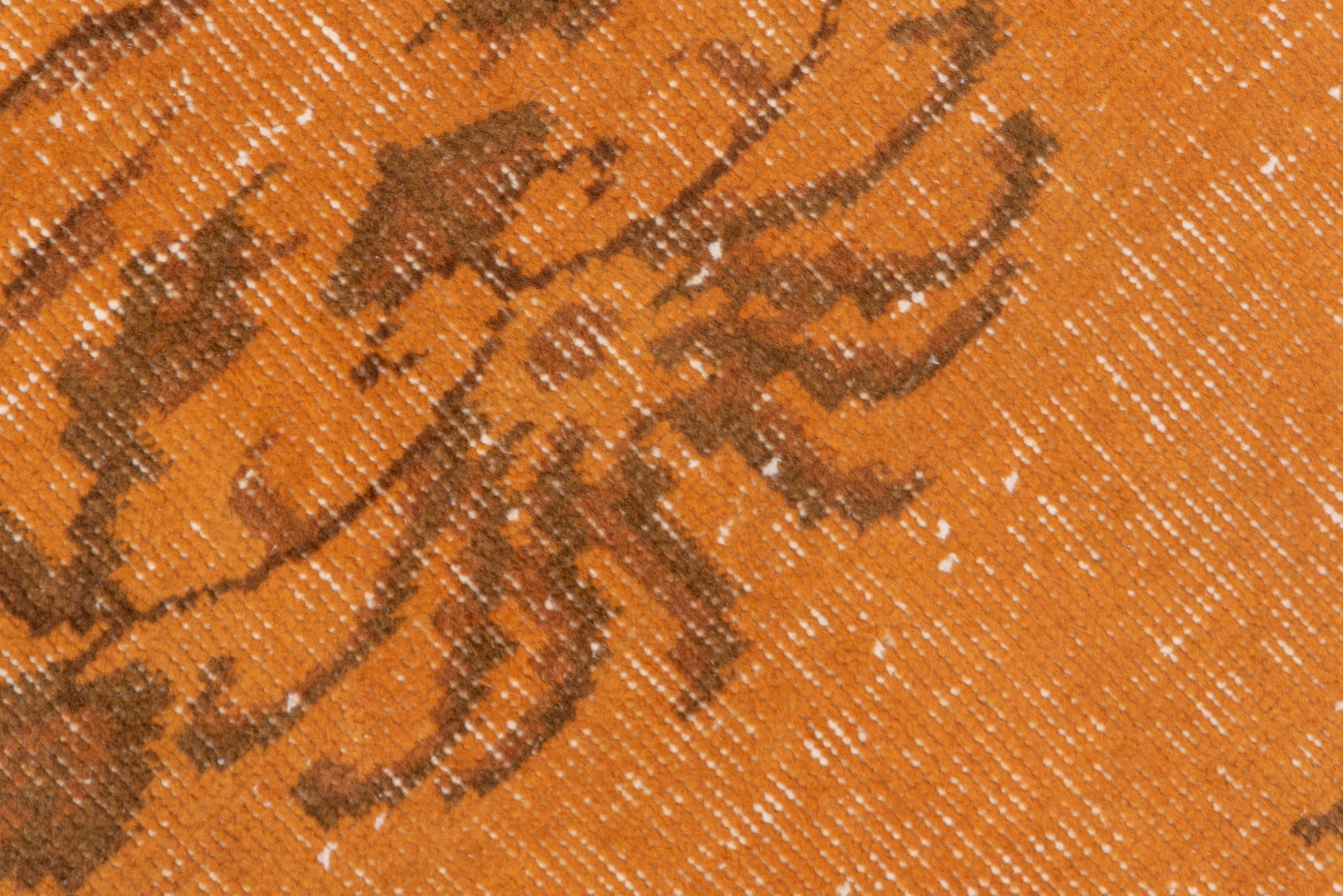 Antiker türkischer Oushak-ähnlicher Teppich  (Mitte des 20. Jahrhunderts) im Angebot