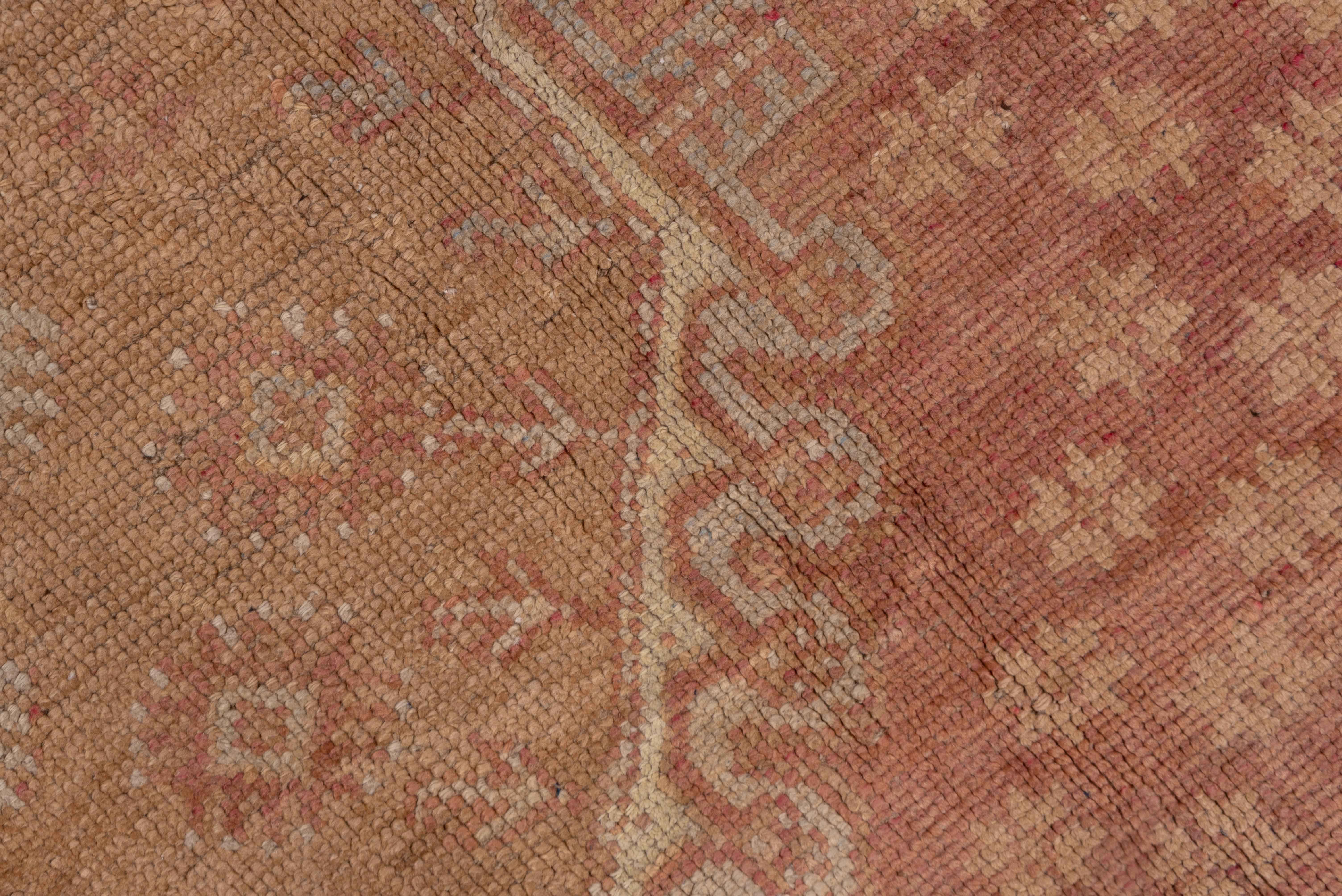 Wool Antique Turkish Oushak Mansion Carpet, circa 1900s For Sale