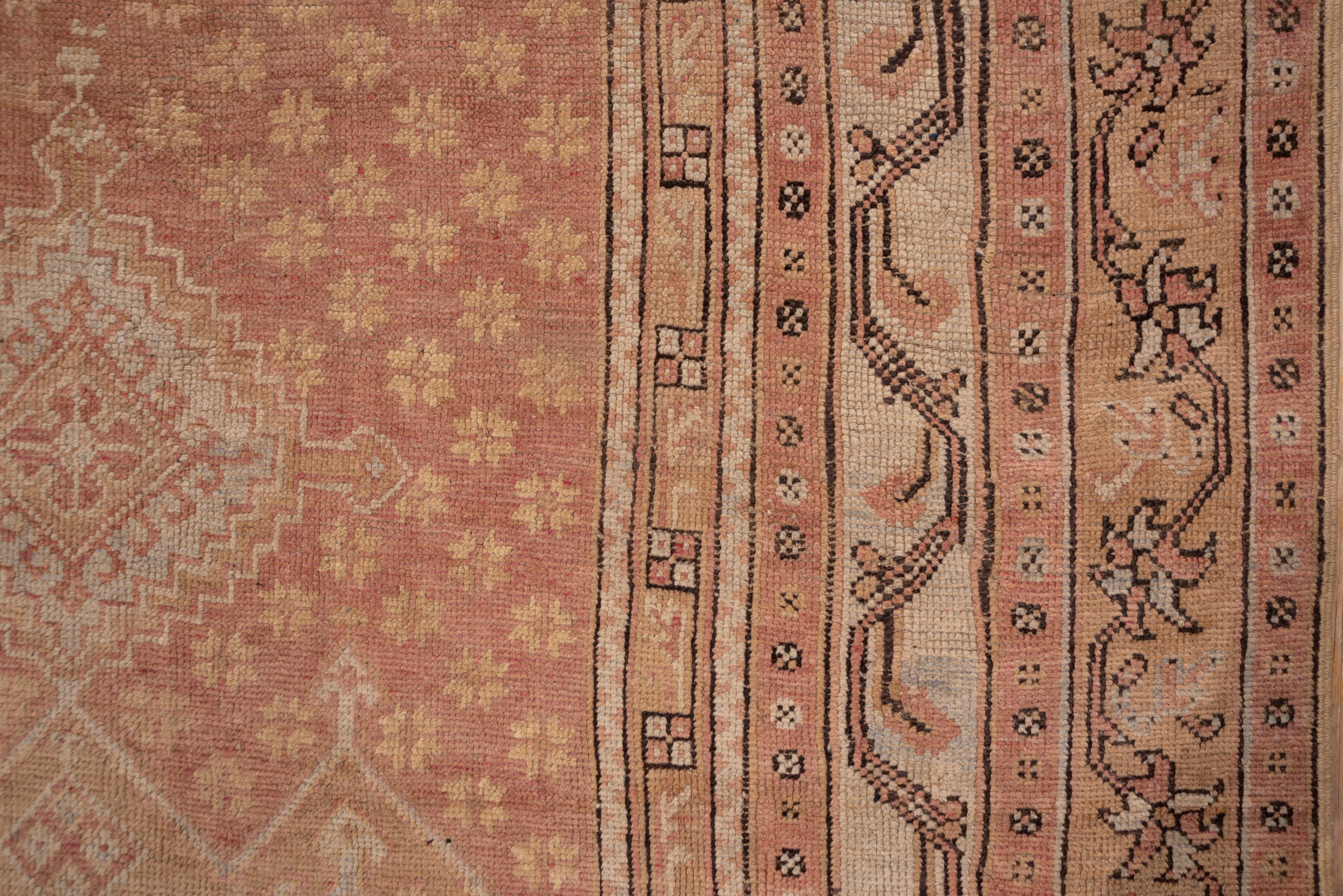 Antique Turkish Oushak Mansion Carpet, circa 1900s For Sale 1