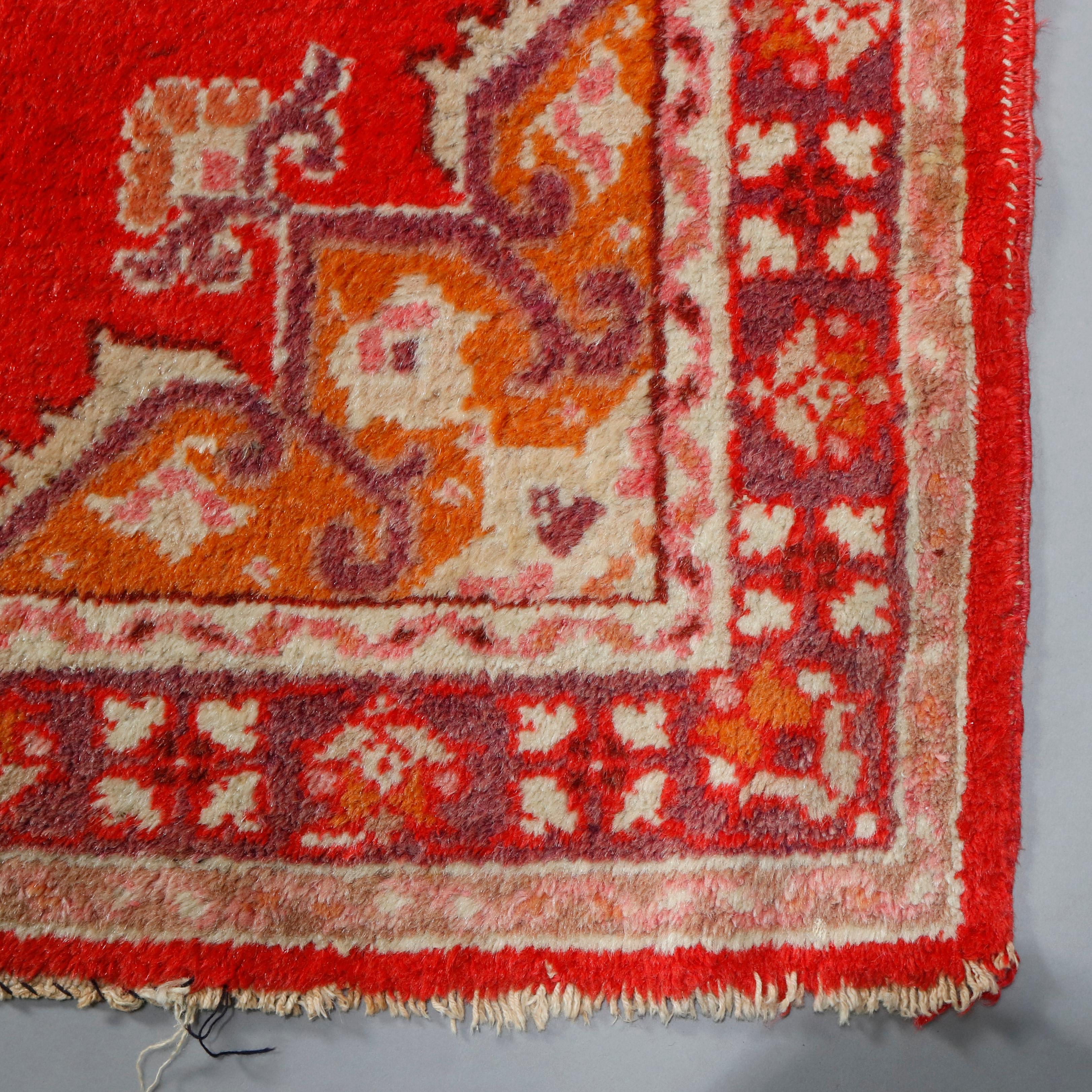 20th Century Antique Turkish Oushak Oriental Rug, circa 1920