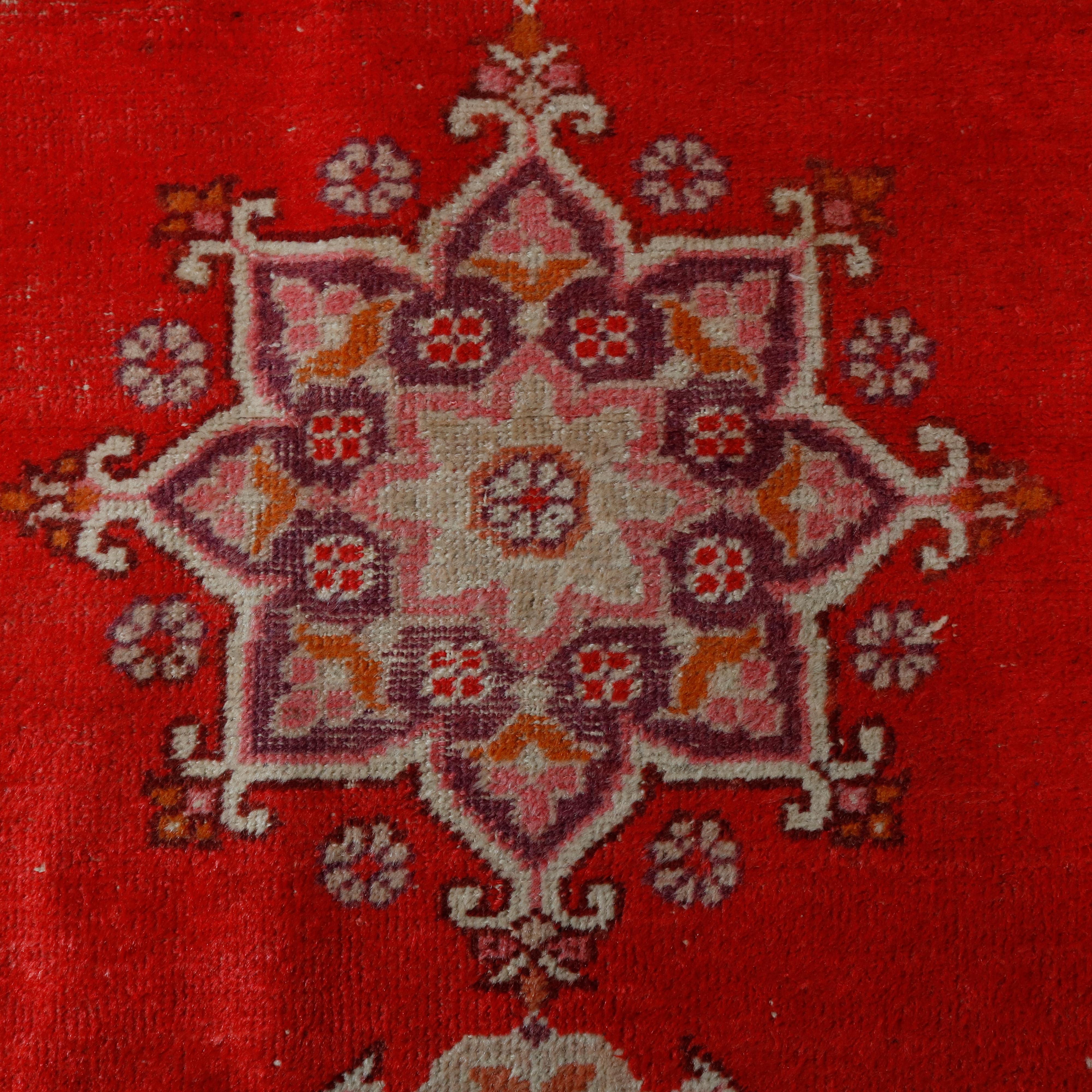 Wool Antique Turkish Oushak Oriental Rug, circa 1920