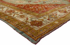Late 19th Century Oversized Antique Turkish Oushak Rug, 16'00 x 19'00