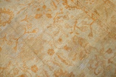 Zabihi Collection Pale Antique Turkish Oushak Room Size Carpet