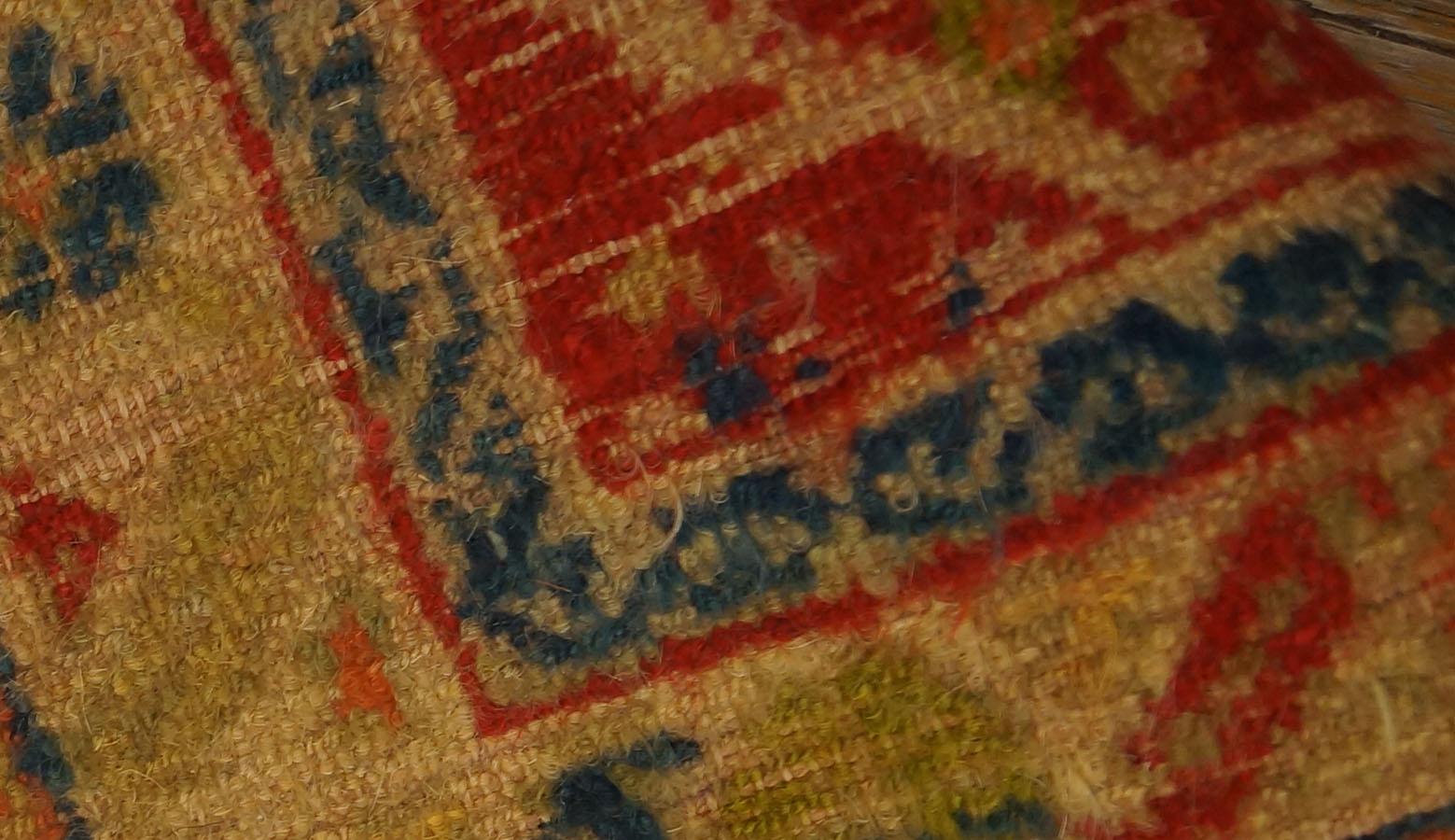 19th Century Turkish Angora Oushak Carpet (  10' x 12'4'' - 305 x 375 ) For Sale 8