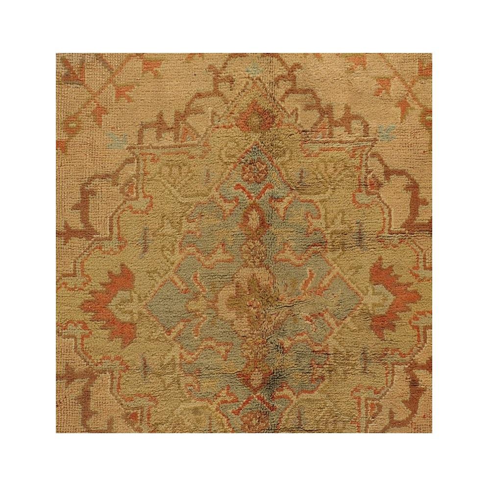 Antiker türkischer Oushak-Teppich 10' x 12'6 (19. Jahrhundert) im Angebot