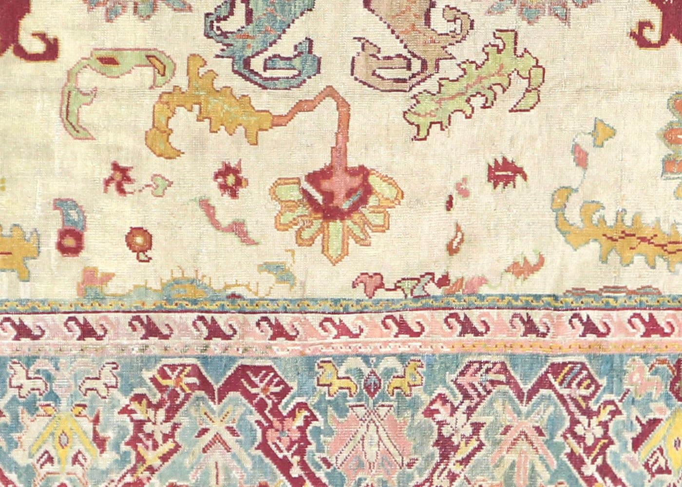 Antiker türkischer Oushak-Teppich - 10'10