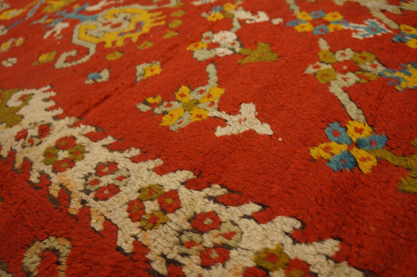 Late 19th Century Turkish Oushak Carpet  ( 11' 5'' x 14' 6'' - 348 x 442 cm ) For Sale 13