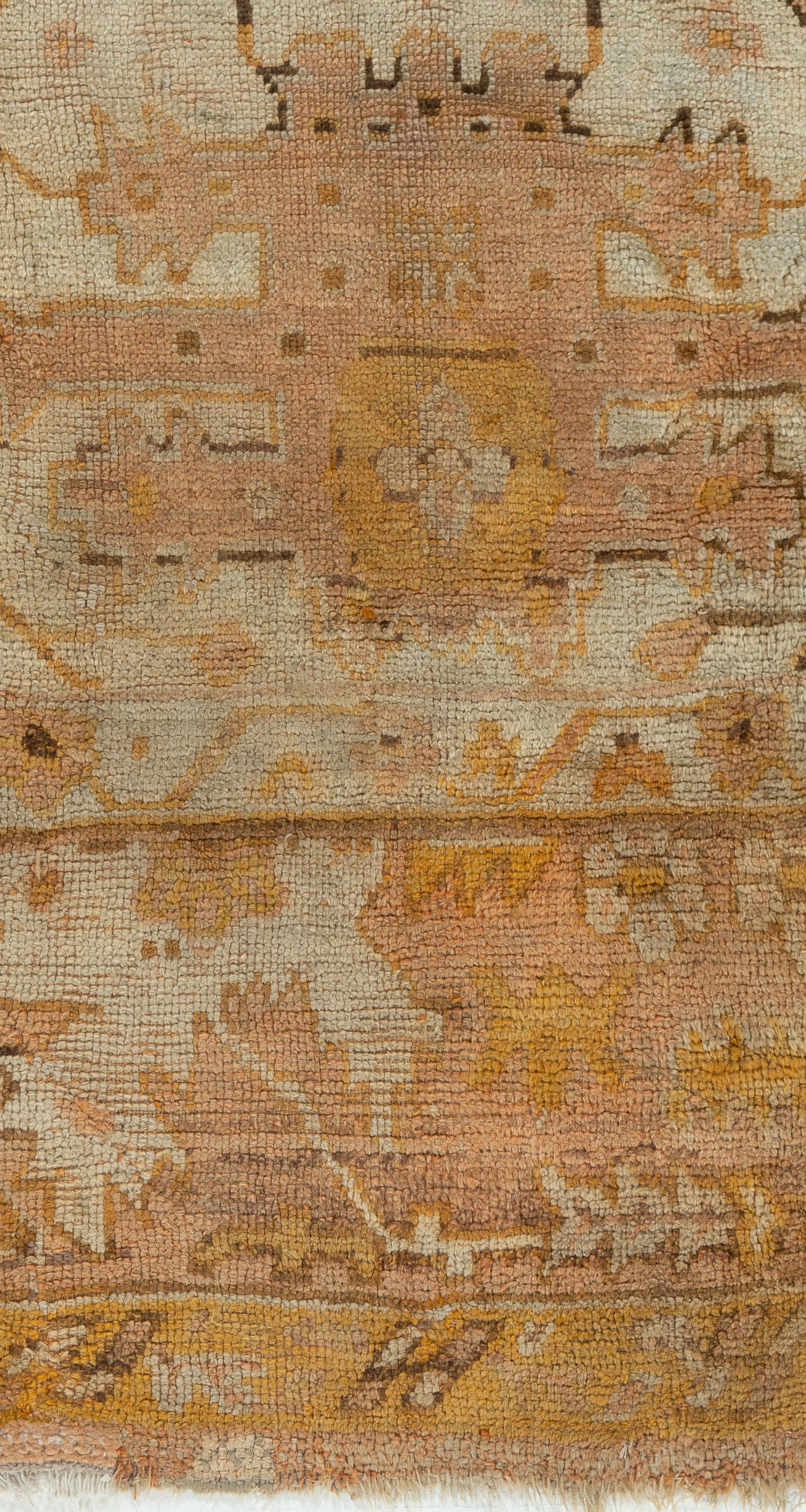 Ancien tapis turc d'Oushak 11'5 X 13'2 en vente 6