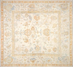 Antique Turkish Oushak Rug - 13' x 14'