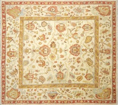 Antique Turkish Oushak Rug - 13' x 14'3"