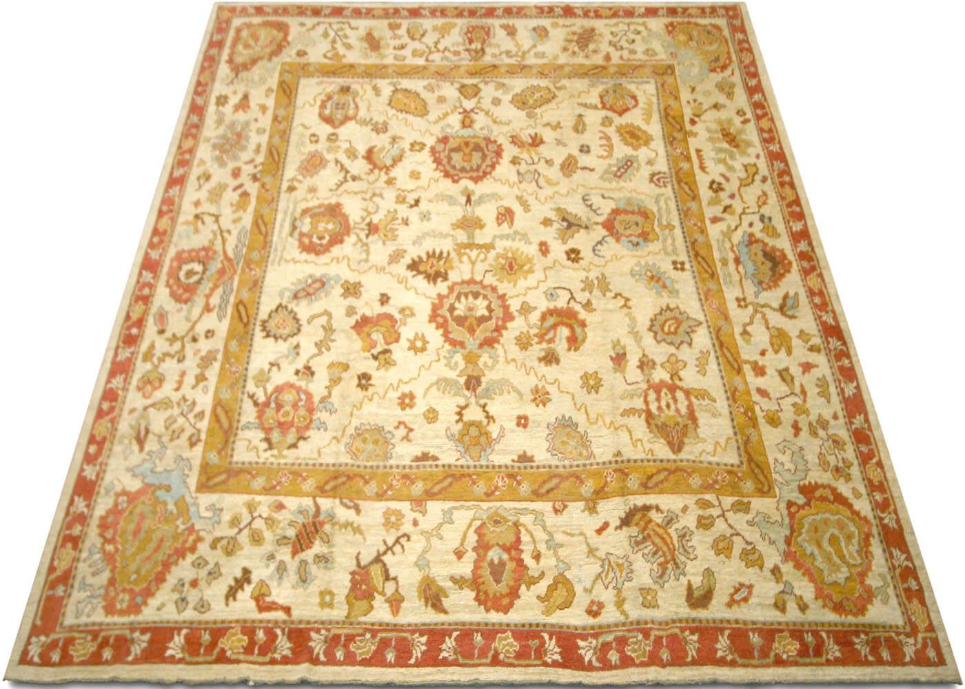 Antiker türkischer Oushak-Teppich - 13' x 14'3