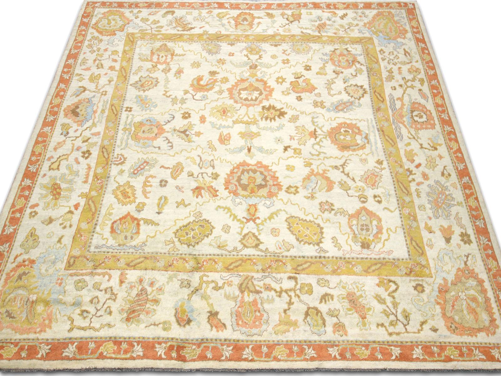 Antiker türkischer Oushak-Teppich - 13' x 14'3